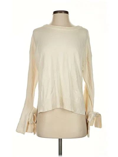 Pre-owned Madewell Pullover Sweater In White