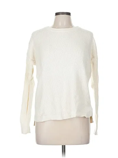 Pre-owned Madewell Pullover Sweater In White