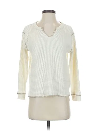 Pre-owned Madewell Pullover Sweater In White