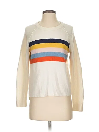 Pre-owned Madewell Pullover Sweater In White