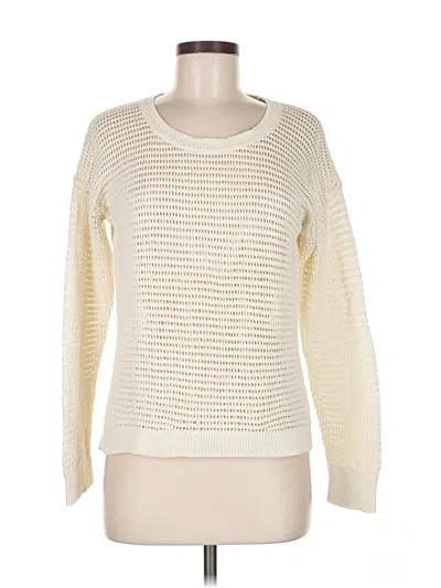 Pre-owned Madewell Pullover Sweater In White