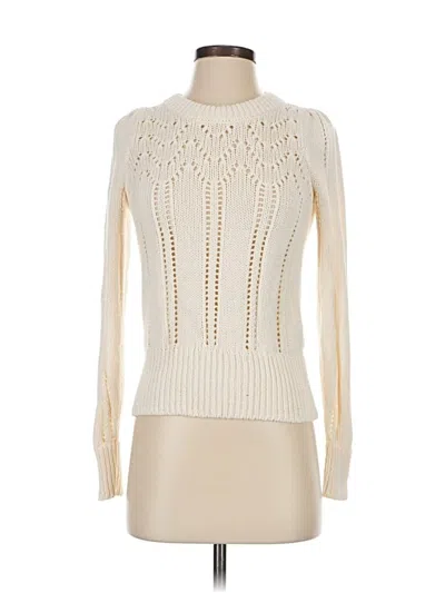 Pre-owned Madewell Pullover Sweater In White