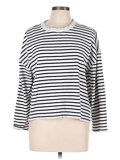 Pre-owned Madewell Pullover Sweater In White