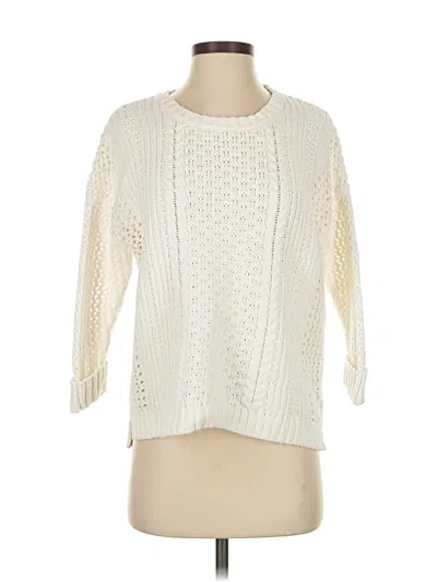 Pre-owned Madewell Pullover Sweater In White