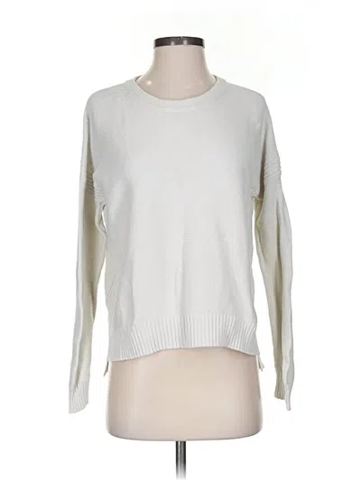 Pre-owned Madewell Pullover Sweater In White