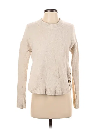 Pre-owned Madewell Pullover Sweater In White