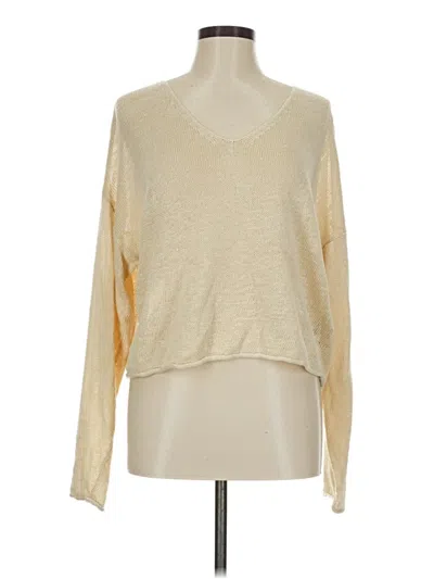 Pre-owned Madewell Pullover Sweater In White