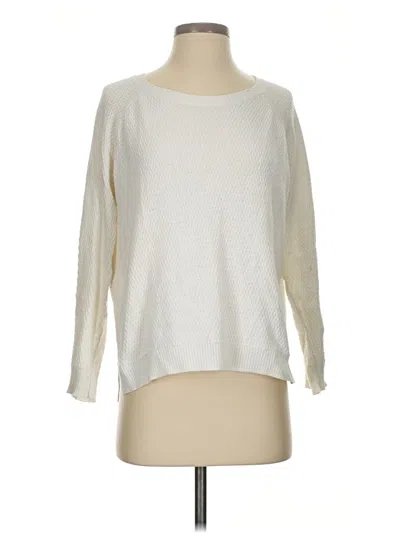 Pre-owned Madewell Pullover Sweater In White