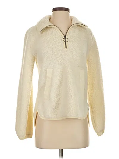 Pre-owned Madewell Pullover Sweater In White