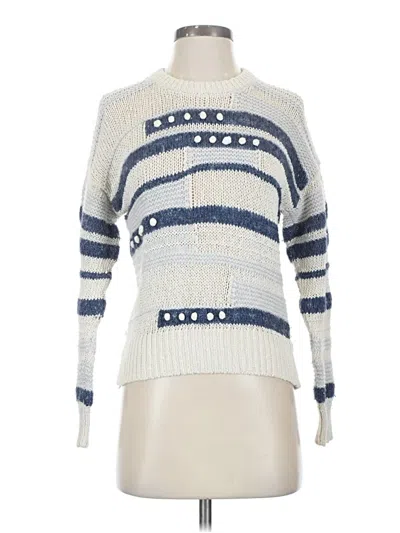 Pre-owned Madewell Pullover Sweater In White