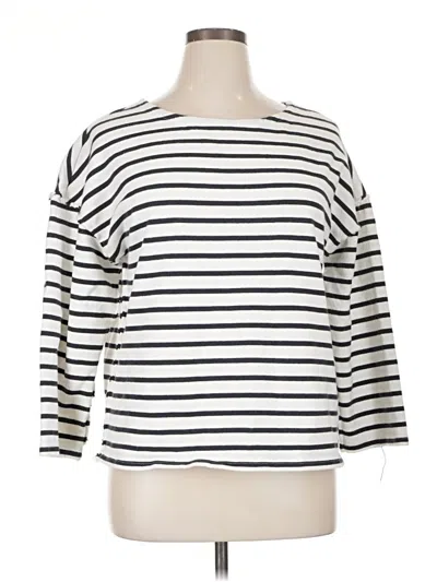 Pre-owned Madewell Pullover Sweater In White
