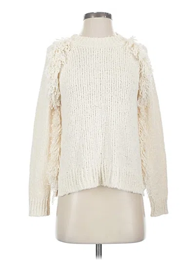 Pre-owned Madewell Pullover Sweater In White