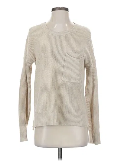 Pre-owned Madewell Pullover Sweater In White