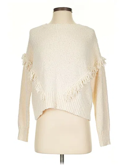 Pre-owned Madewell Pullover Sweater In White