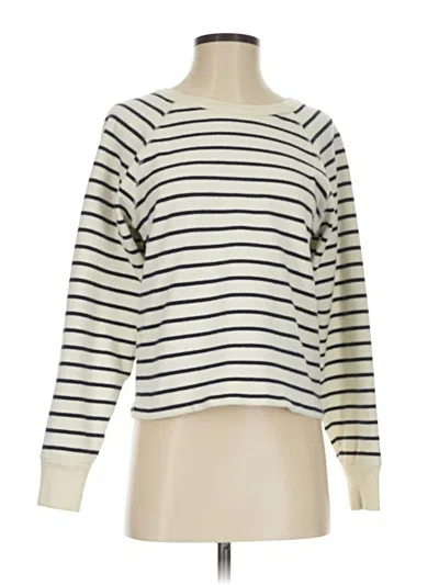 Pre-owned Madewell Pullover Sweater In White
