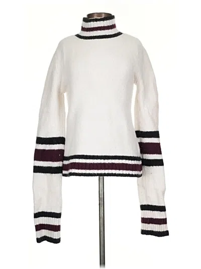 Pre-owned Madewell Pullover Sweater In White
