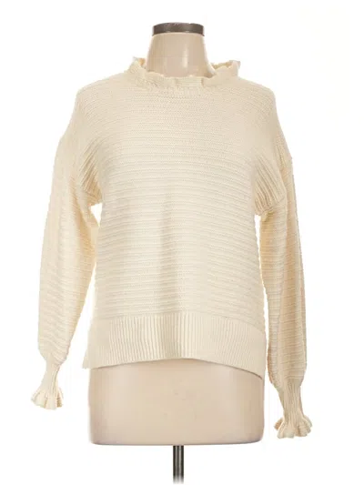 Pre-owned Madewell Pullover Sweater In White
