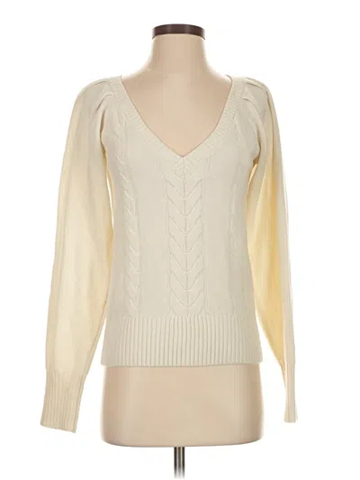 Pre-owned Madewell Pullover Sweater In White
