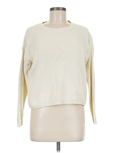 Pre-owned Madewell Pullover Sweater In White