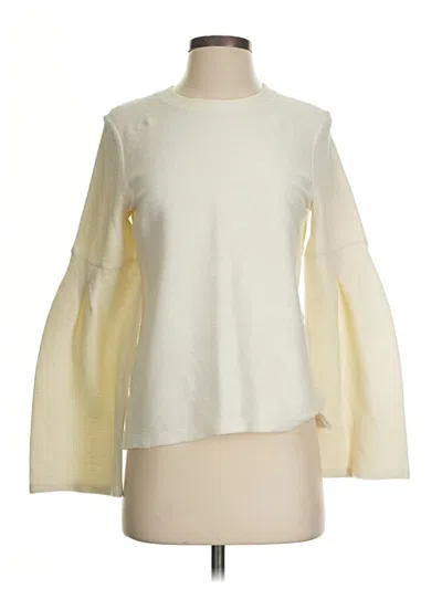 Pre-owned Madewell Pullover Sweater In White