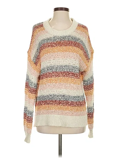 Pre-owned Madewell Pullover Sweater In White