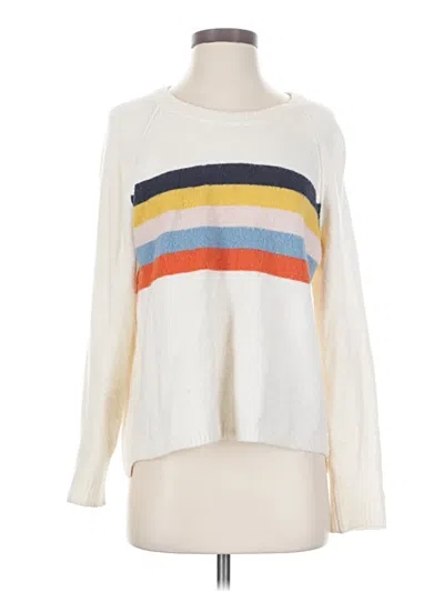 Pre-owned Madewell Pullover Sweater In White
