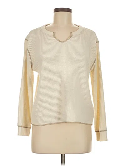 Pre-owned Madewell Pullover Sweater In White
