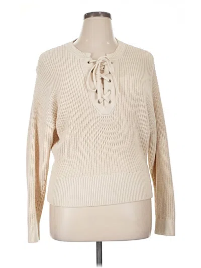 Pre-owned Madewell Pullover Sweater In White