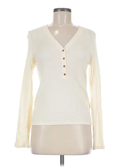 Pre-owned Madewell Pullover Sweater In White