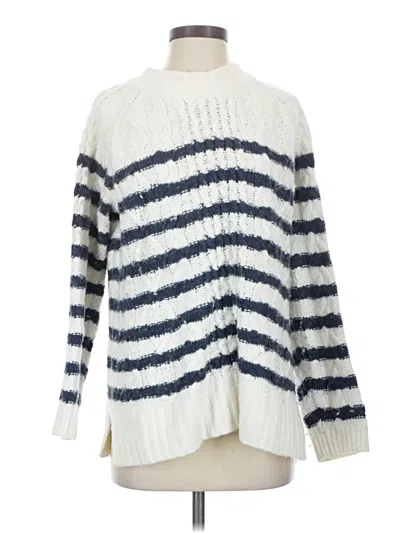 Pre-owned Madewell Pullover Sweater In White