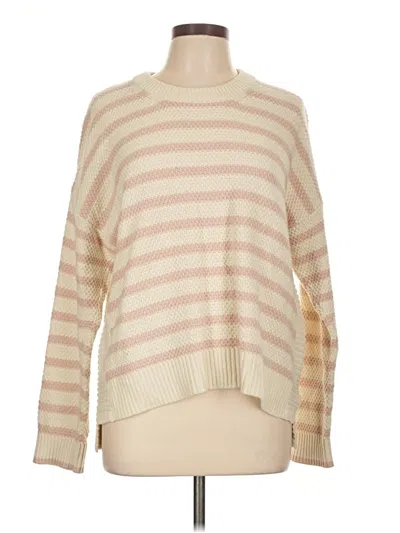 Pre-owned Madewell Pullover Sweater In White