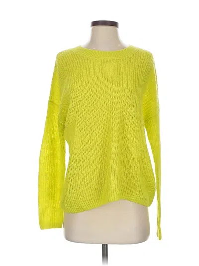 Pre-owned Madewell Pullover Sweater In Yellow