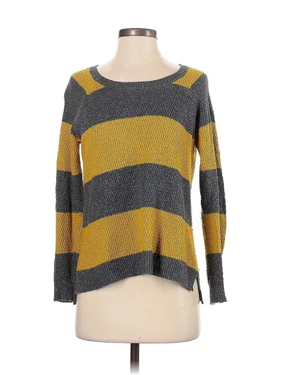 Pre-owned Madewell Pullover Sweater In Yellow