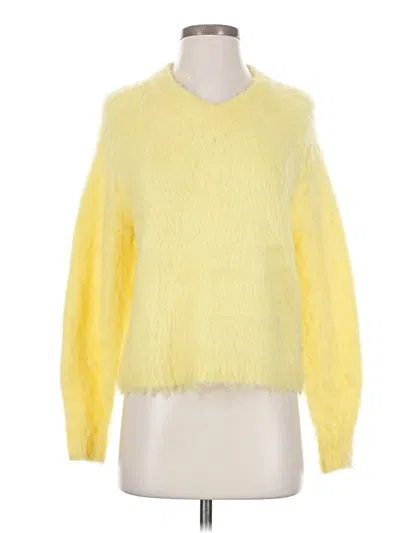 Pre-owned Madewell Pullover Sweater In Yellow