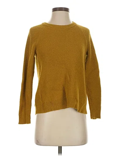 Pre-owned Madewell Pullover Sweater In Yellow