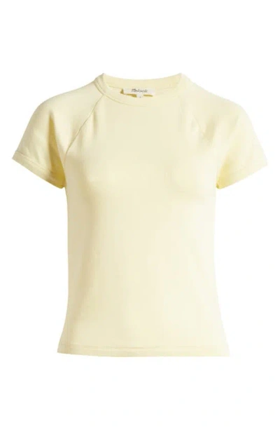 Madewell Raglan Sleeve Baby Tee In Candlelight