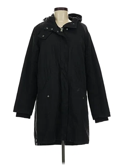 Pre-owned Madewell Raincoat In Black