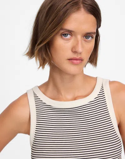 Madewell (re)generative Cotton Essential High-neck Tank In Lighthouse