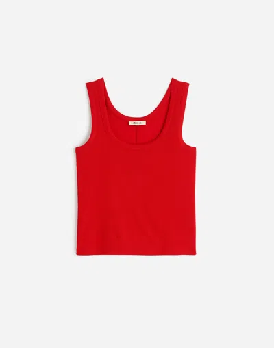 Madewell (re)generative Cotton Ribbed Scoopneck Tank