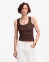 Madewell (re)generative Cotton Ribbed Scoopneck Tank