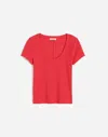 Madewell (re)generative Cotton Ribbed Scoopneck Tee
