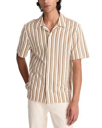 Madewell Cotton Stripe Shirt Stripe Maple Seed In Multi
