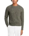 Madewell Stonewash Crewneck Sweater Washed Green In Green Marl