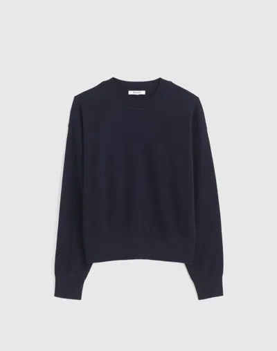 Madewell Relaxed Crewneck Sweater In Blue