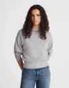 Madewell Relaxed Crewneck Sweater In Gray