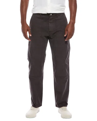 Madewell Relaxed Straight Workwear Pant In Gray