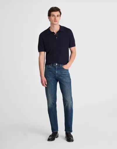 Madewell Relaxed Taper Jeans In Blue