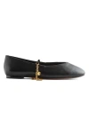 Madewell Remy Mary Jane Flat In Black