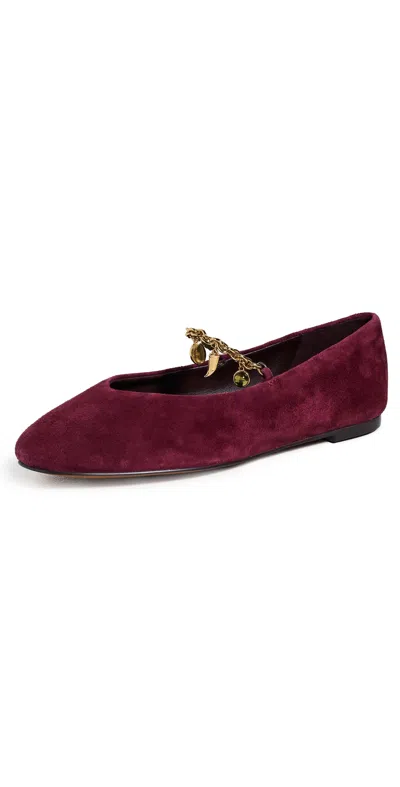 Madewell Remy Mary Jane Flats Sangria In Red