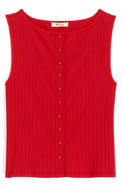 MADEWELL MADEWELL RIB CREWNECK VEST TANK